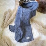 baby blanket| Premium Double Muslin |Small Dots & Bobble