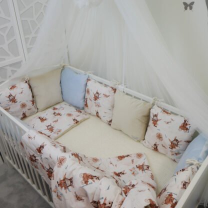 Komplett Bettset |Flying Away Premium |Velours Beige| TOG 2.5 | 0-3 Jahre – Bild 6