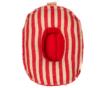Maileg inflatable boat, Little Mouse - red striped - Image 3