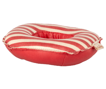 Maileg Inflatable Boat, Little Mouse - Red Stripe