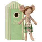 Maileg beach mouse, dad in Cabin de Plage