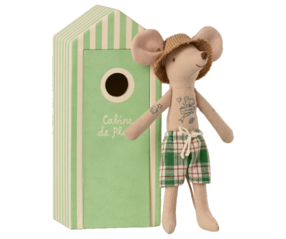 Souris de plage Maileg, papa à Cabin de Plage