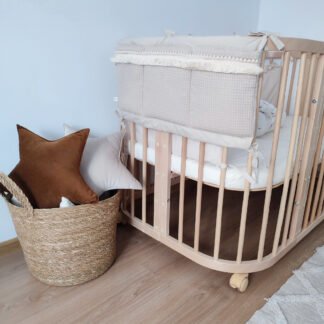 Bettuntensilo Boho Beige, Bettorganiser Boho