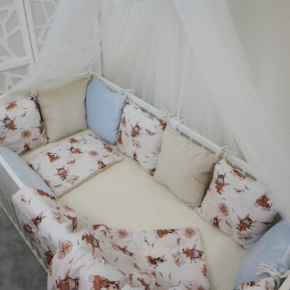 Komplett Bettset |Flying Away Premium |Velours Beige| TOG 2.5 | 0-3 Jahre