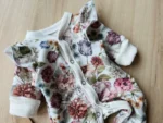 Rompers|Premium GOTS Cotton|Purple Garden - Image 2