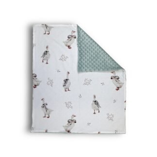 Couverture Premium Minky Famille Oie