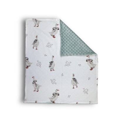 Kuscheldecke Premium Minky Family Goose - immagine 2
