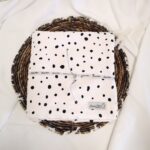 Coperta Premium Minky Black Dots