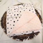 Coperta morbida Premium Minky Black Dots - immagine 2