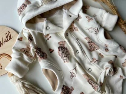 Jumpsuit |Premium GOTS Baumwolle|Teddy's – Bild 2