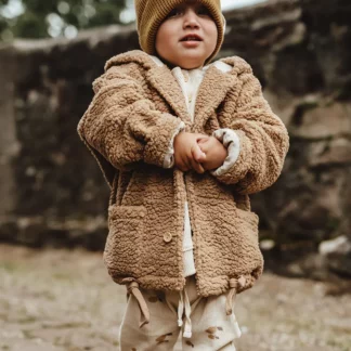 Veste Teddy|Biscuit