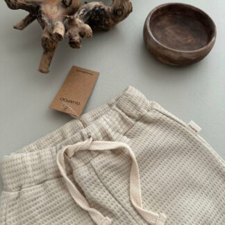 Waffle Leggings|Cream