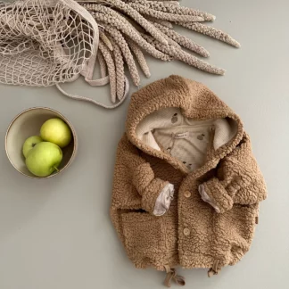 Veste Teddy|Biscuit