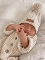 Ribbed Beanie| Honey Milk