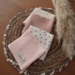 Muslin cloths, set of 4, made from premium muslin Candy - Image 3