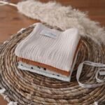 Muslin cloths set of 4 made of premium muslin caramelo - Image 2