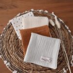 Mulltücher 4er Set aus Premium Musselin Pastel Forest