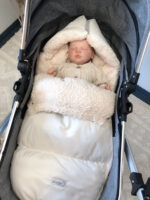 Sacco invernale convertibile in velluto premium | Crema