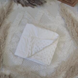 Kuscheldecke Premium Minky Minimal Cream