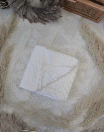 Morbida coperta Premium Minky Minimal Crema