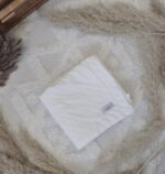Premium Minky Minimal Cream Blanket - Image 2