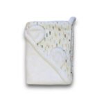 Asciugamano con cappuccio baby|bambù|coriandoli colorati