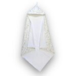 Asciugamano con cappuccio per neonati | Bambù | Coriandoli colorati - immagine 2