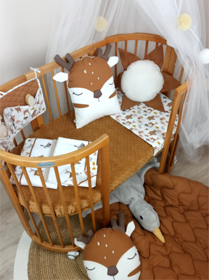 Parure de lit complète 7 pièces | Coton premium | TOG 2,5 | 0-5 ans | Forêt – Image 2
