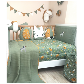 Bettwäsche Komplett 7er Set|Premium Baumwolle| TOG 2.5 | 0-5 Jahre|Kenya