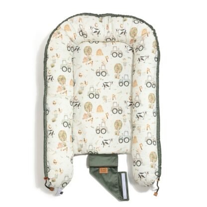 Babynest |Premium Baumwolle-Velvet|ABC Farm – Bild 2
