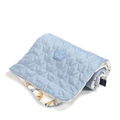 Babynest |Premium Baumwolle-Velvet|3er Set |Heart Beat Blue – Bild 5