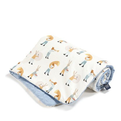 Babynest |Premium Baumwolle-Velvet|3er Set |Heart Beat Blue – Bild 2