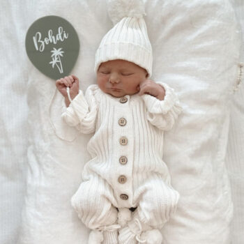 Ribbed Booties| Milk Zusatzbild-1