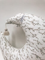 Nursing Pillow Half Moon|Premium Cotton| Willow Branch - Image 2