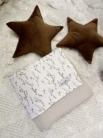 Coperta coccolosa | Waffle in cotone premium | Ramo di salice