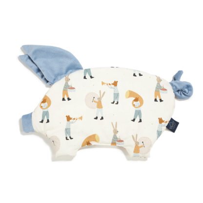 Babynest |Premium Baumwolle-Velvet|3er Set |Heart Beat Blue – Bild 6