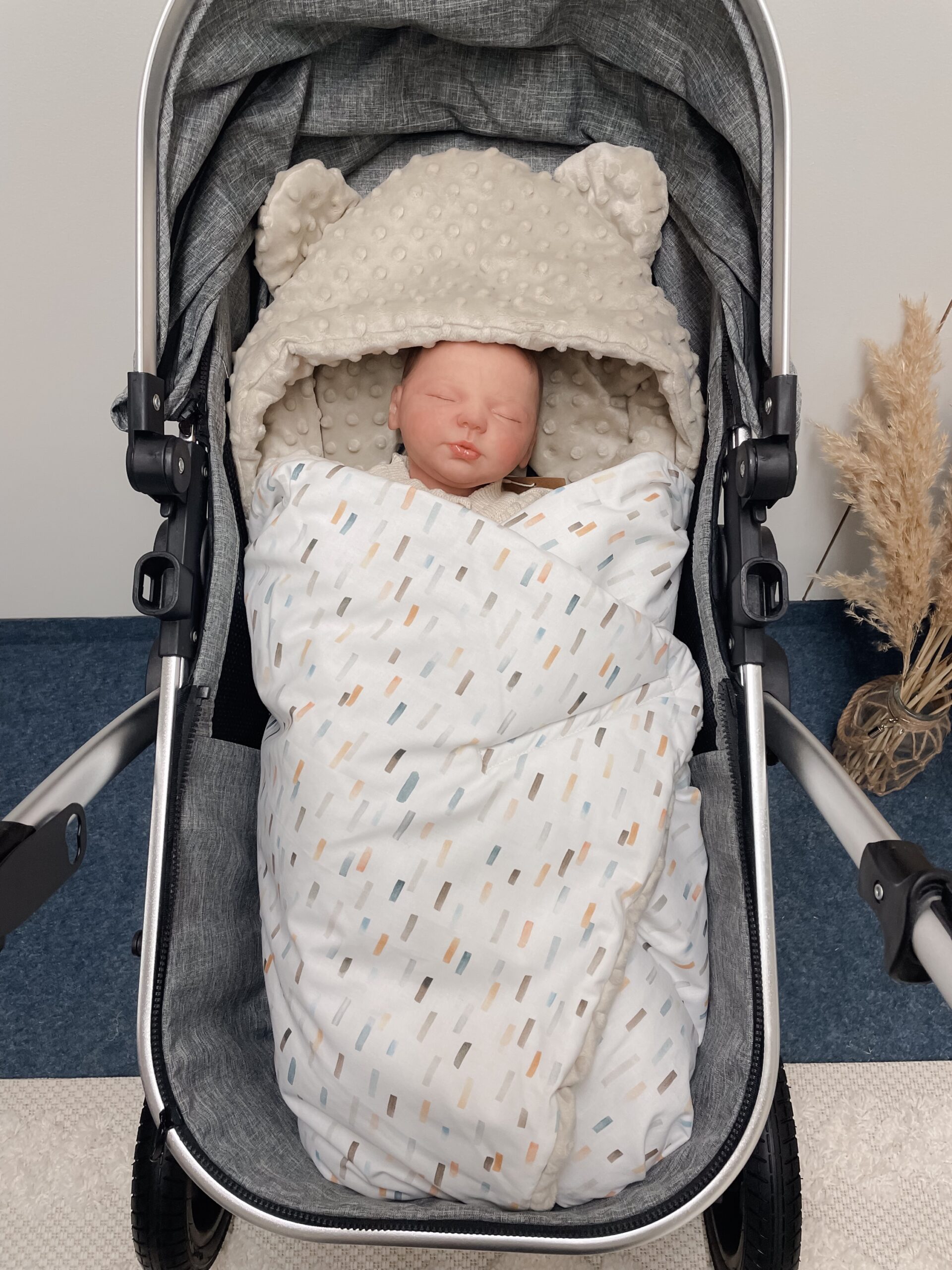 img_5569 Car seat blanket Premium Colorful Confetti - Image 1