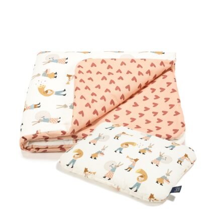 Parure de lit|Coton premium|TOG 2.5|Heart Beat Rose