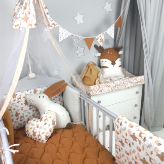 Linge de lit ensemble complet de 7|coton premium| TOG2.5 | 0-5 ans|Forêt