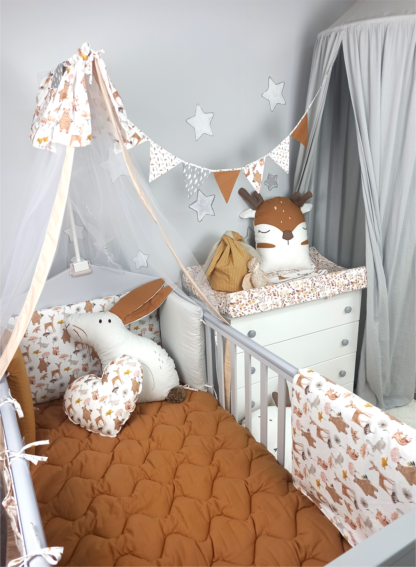Linge de lit ensemble complet de 7|coton premium| TOG2.5 | 0-5 ans|Forêt