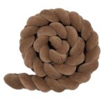 Serpent de lit velours chocolat