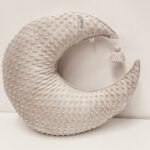 Stillkissen Halbmond|Minky| Beige