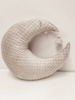 Nursing pillow half moon|Minky| beige