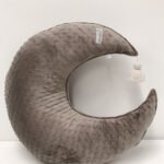 Nursing pillow half moon|Minky| cappuccino