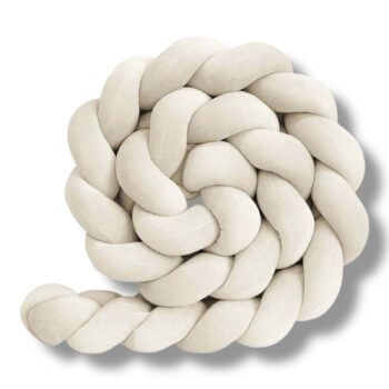 Bettschlange Velours Cream Hauptbild