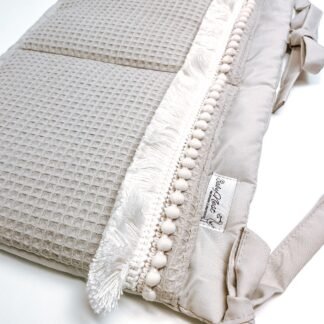 Bettuntensilo Boho Beige, Bettorganiser Boho