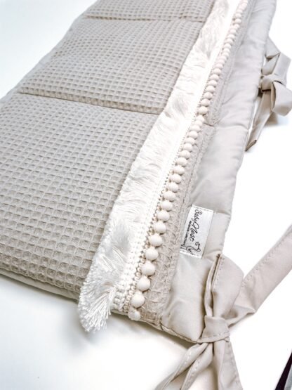 Bettuntensilo Boho Beige, Bettorganiser Boho – Bild 2