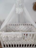 Paracolpi Letto in Velluto Glam Crema 210 cm