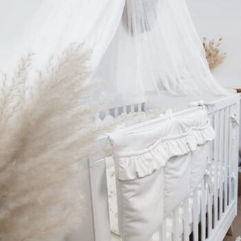 Bettuntensilo Samt Cream, Bettorganiser Glam Zusatzbild-1