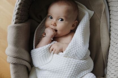 MY MEMI | Merino blanket premium | Cream - Image 3